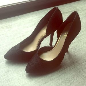 NWOB BCBG Paris Jaze D’Orsay Pump Black Lace